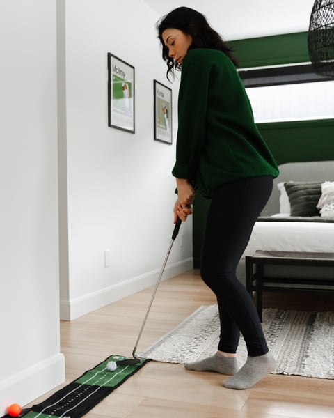 Mini golf dans la chambre